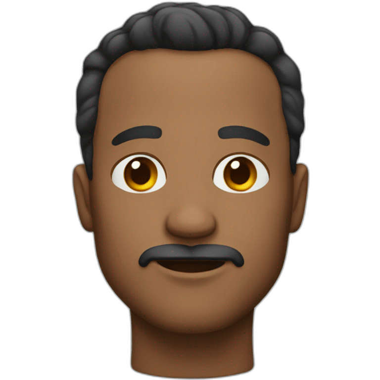 man with soul patch emoji