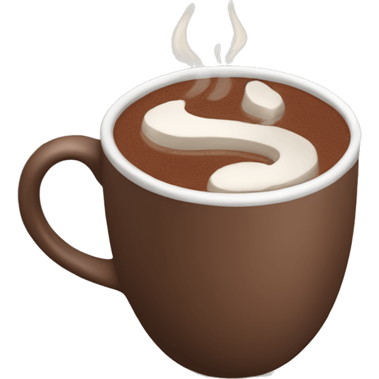 Hot chocolate in a mug emoji