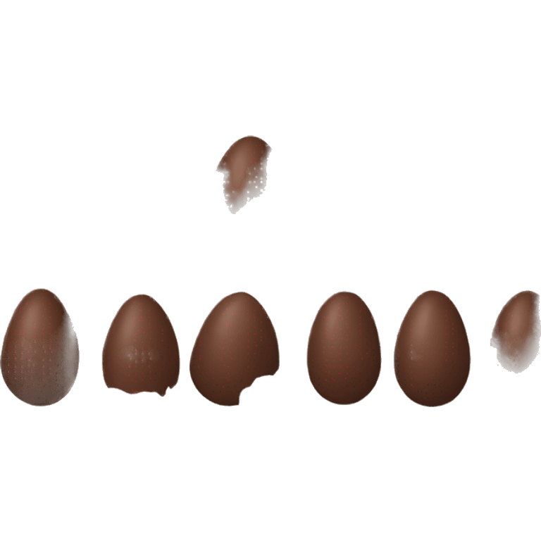 chocolate egg wrapper emoji