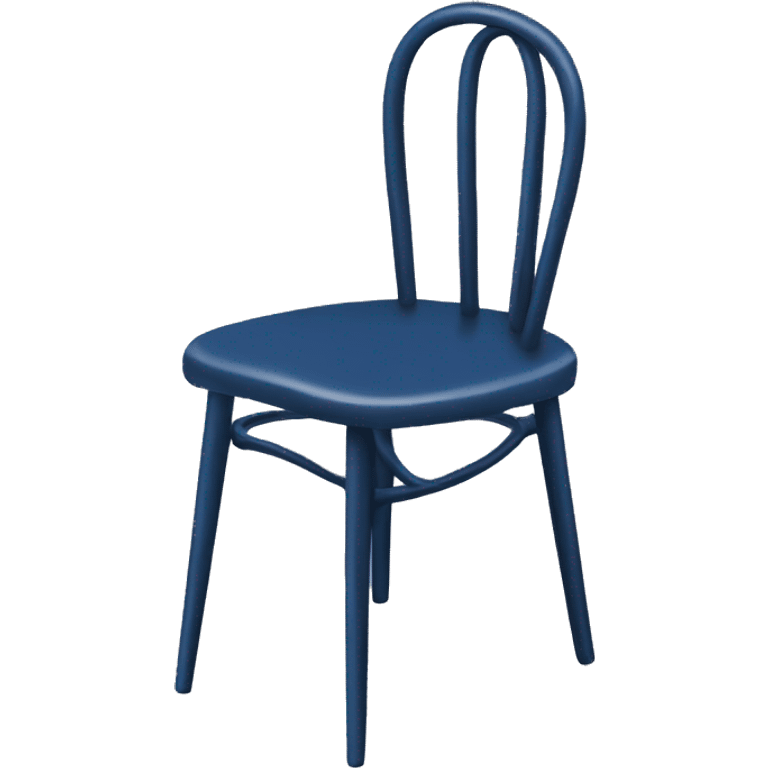 dark blue hairpin chair emoji