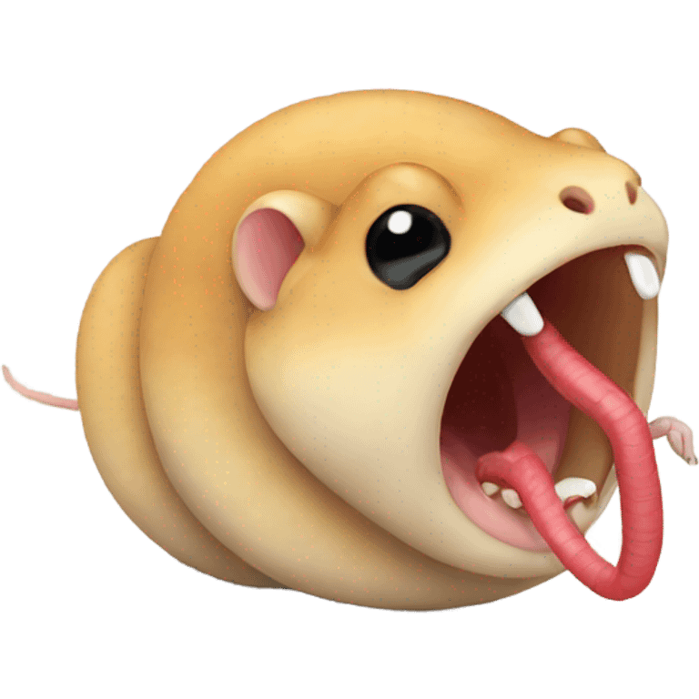 Gerbil worm emoji