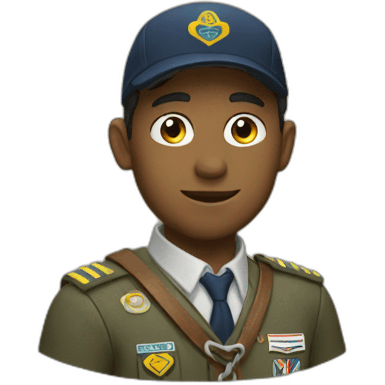 Salut scout emoji