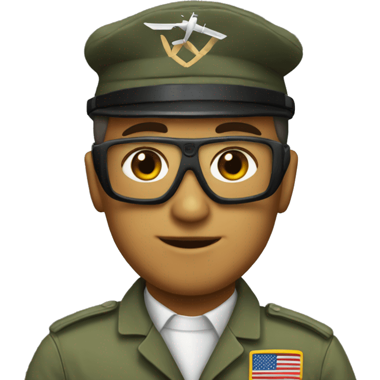 Army pilot emoji