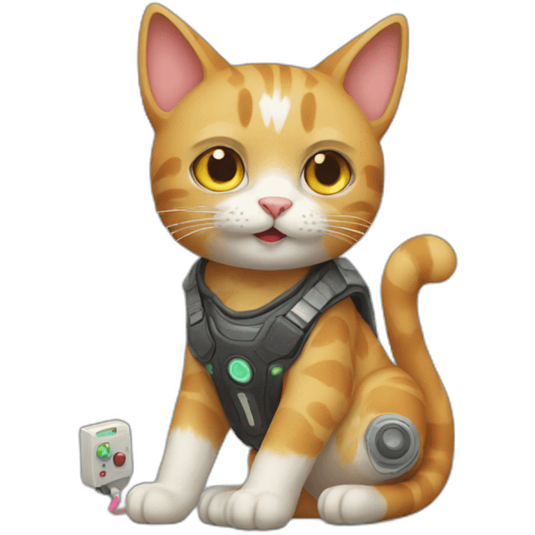 Cat gamer emoji