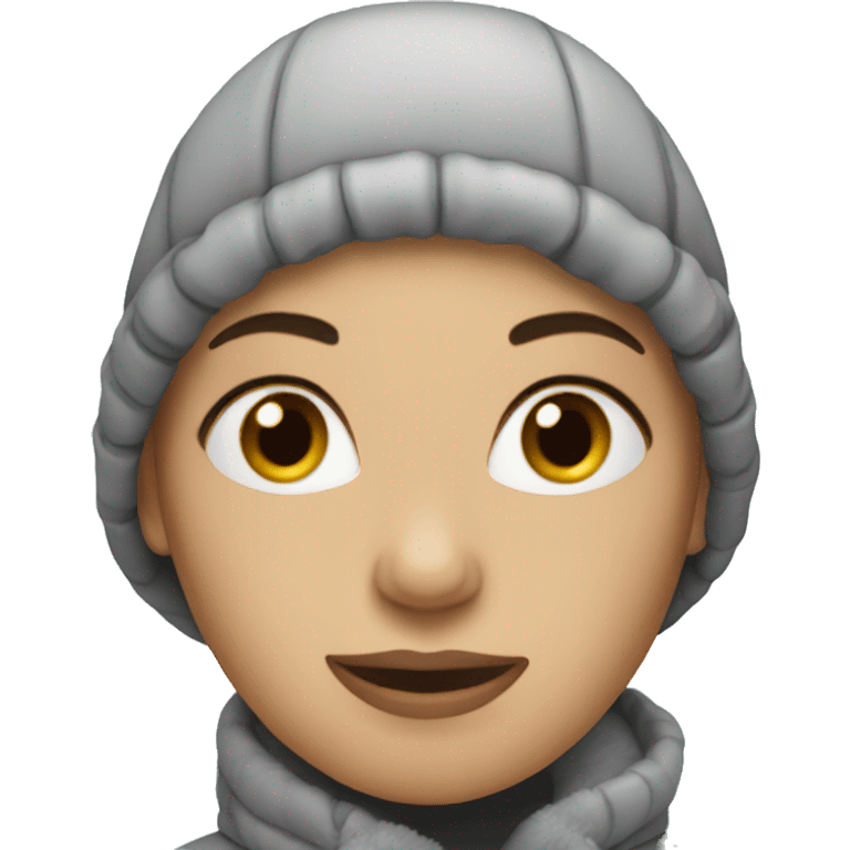 woman in winter  emoji