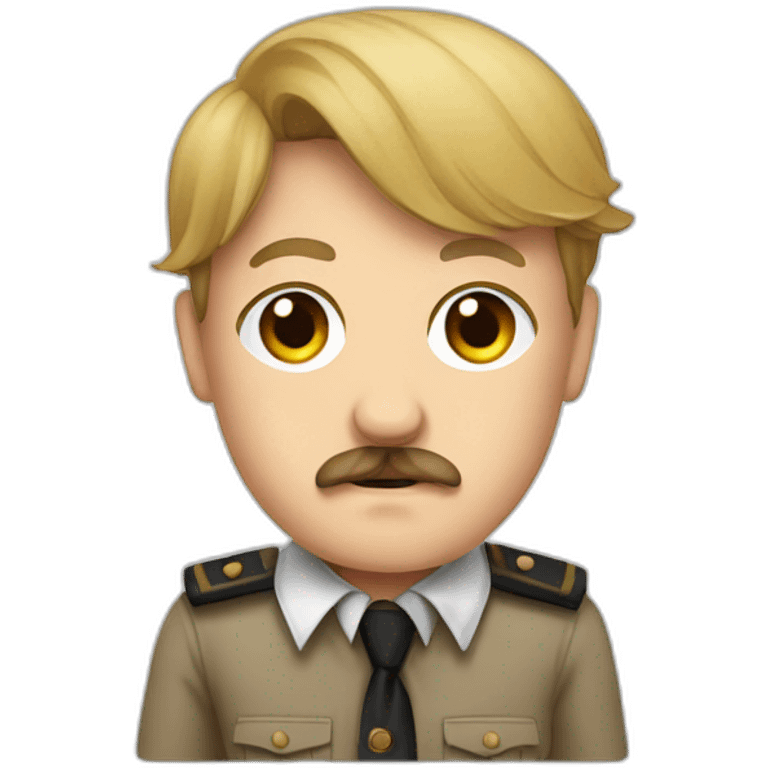 Hitler en avec une chemise emoji