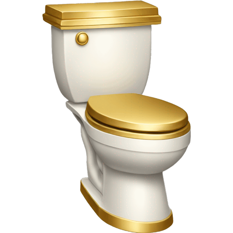 golden fancy toilet  emoji