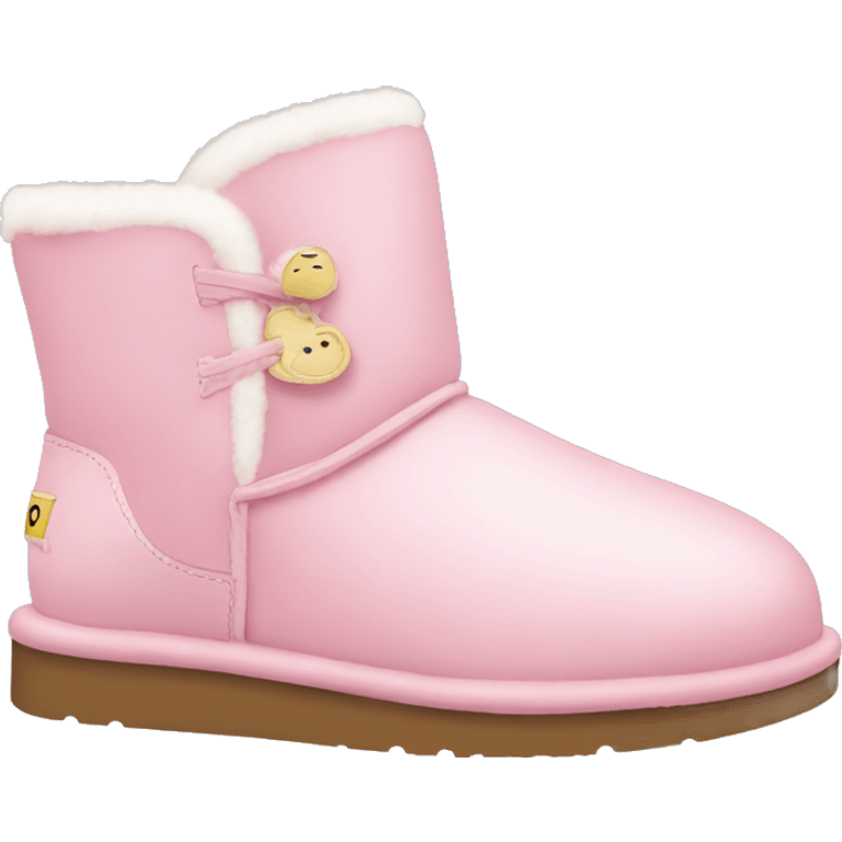 Babypink UGG shoes emoji