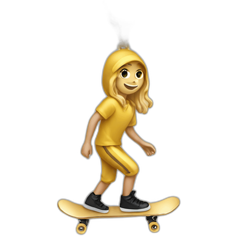 Skater gold Chain emoji