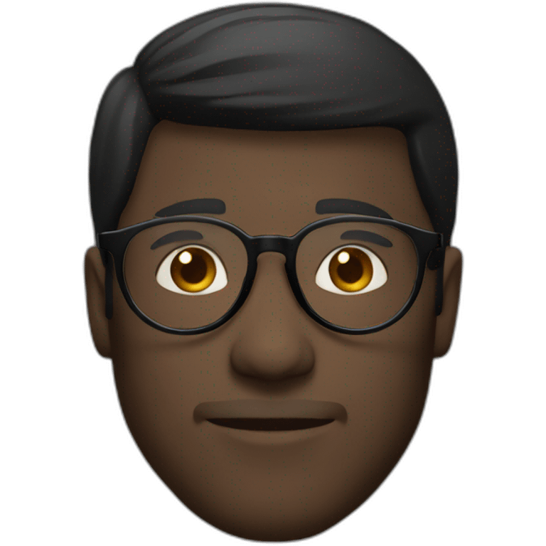 white-male-brunette-black-round-glasses emoji