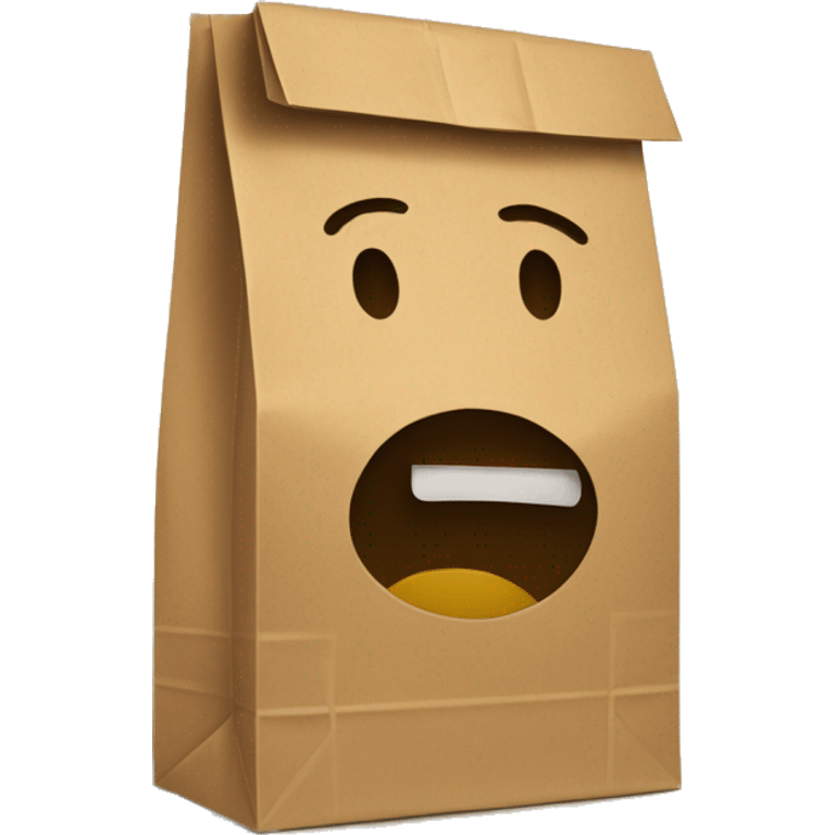 paper bag emoji