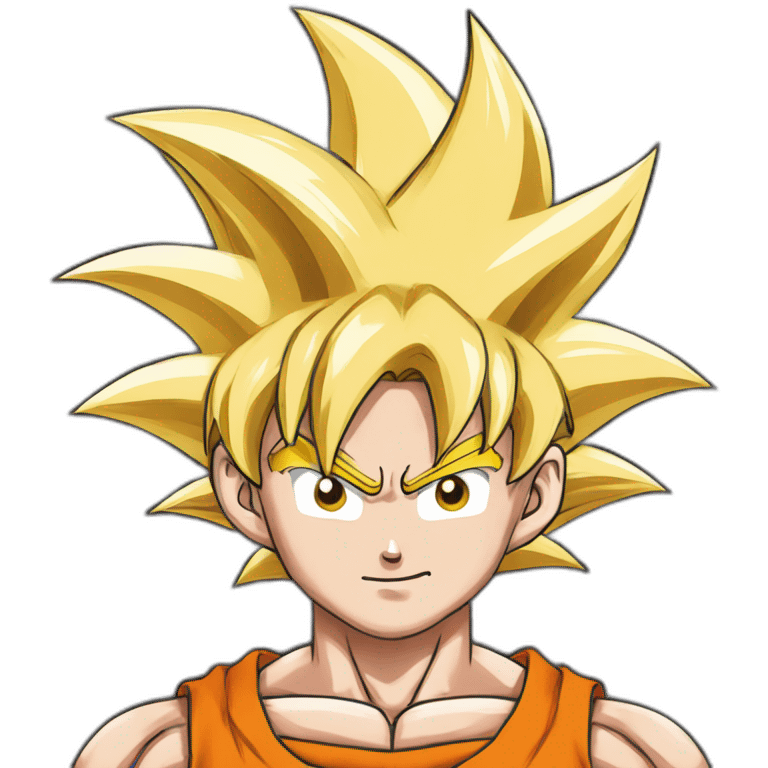 Goku, rigole emoji