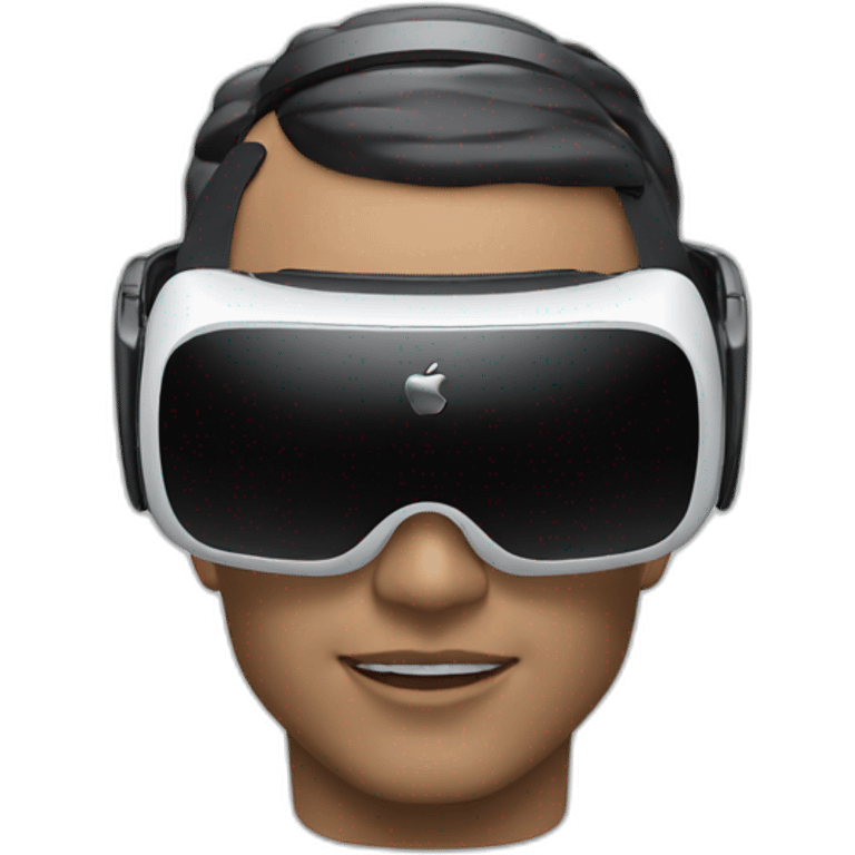 Apple mixed reality headset emoji