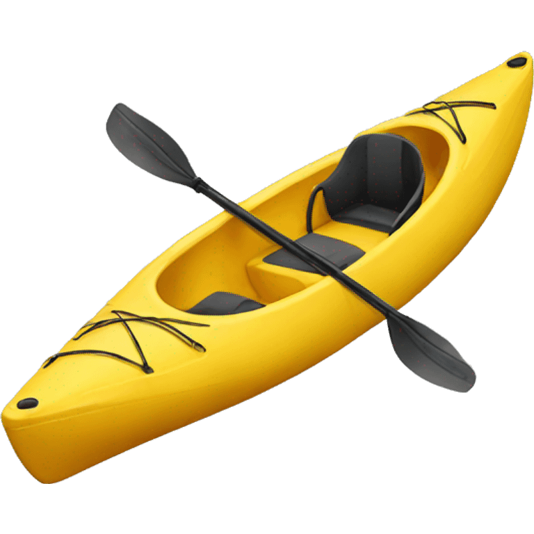 Yellow kayak  emoji