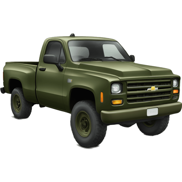 military green chevrolet emoji