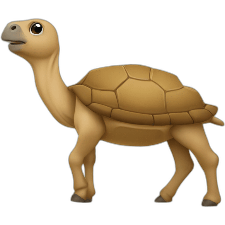 Tortue sur chameau emoji