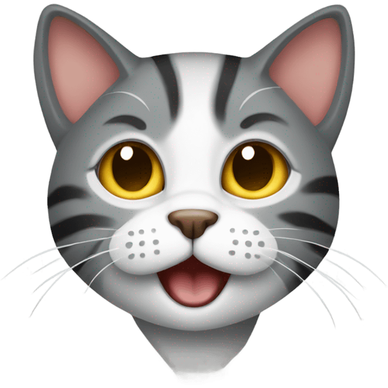 Naughty cat emoji