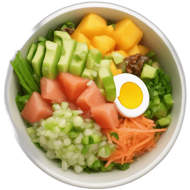 poke bowl emoji