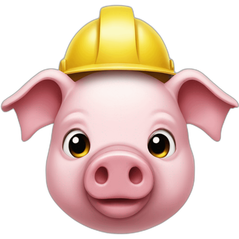 pig in helmet with "Z" on it emoji