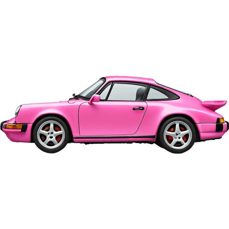 porche 911 pink emoji