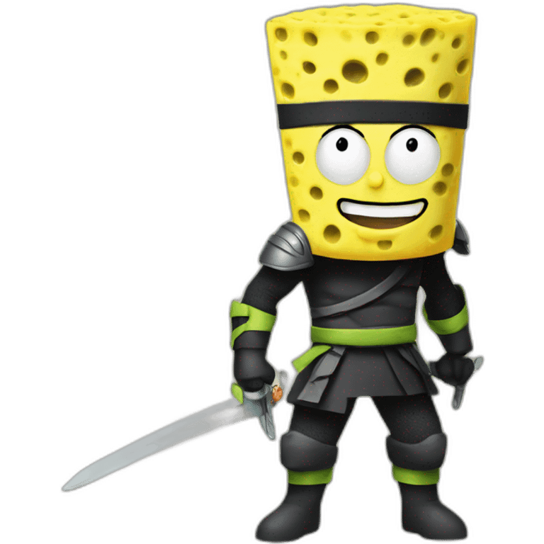 sponge bob ninja emoji