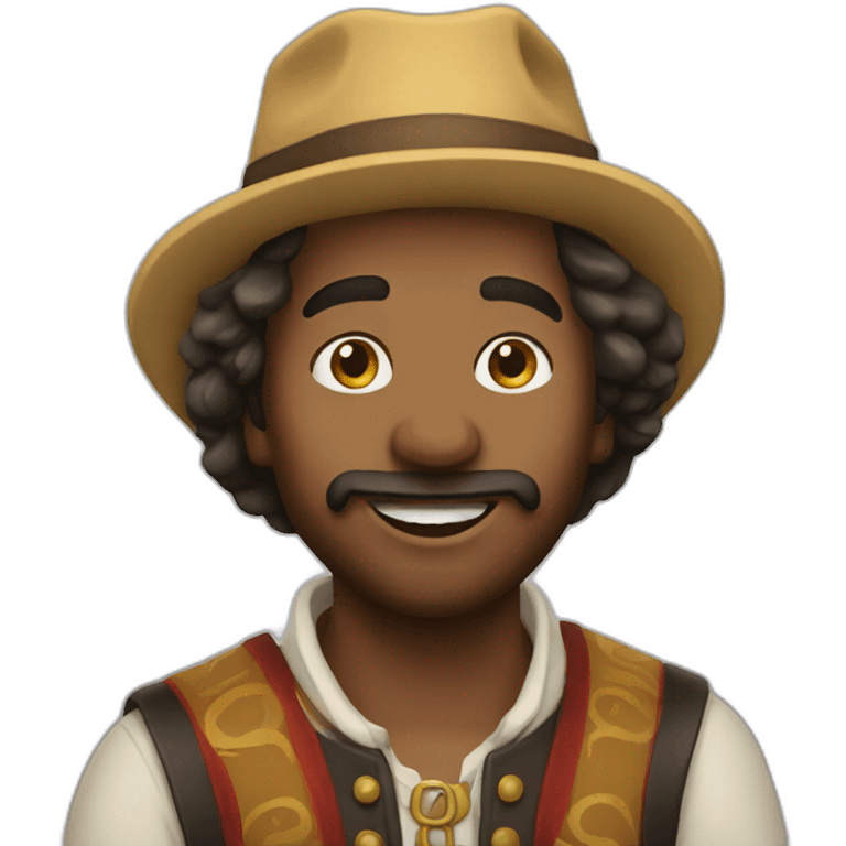 Troubadour emoji