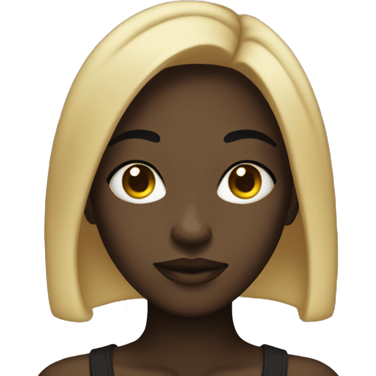  black mysterious girl emoji