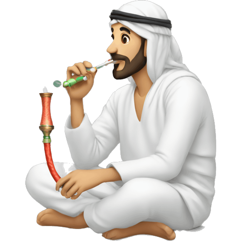 arab smoking hookah emoji