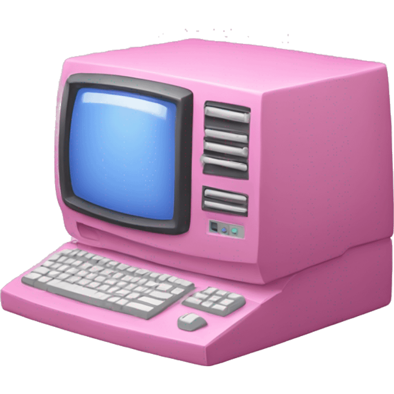 Pink computer  emoji