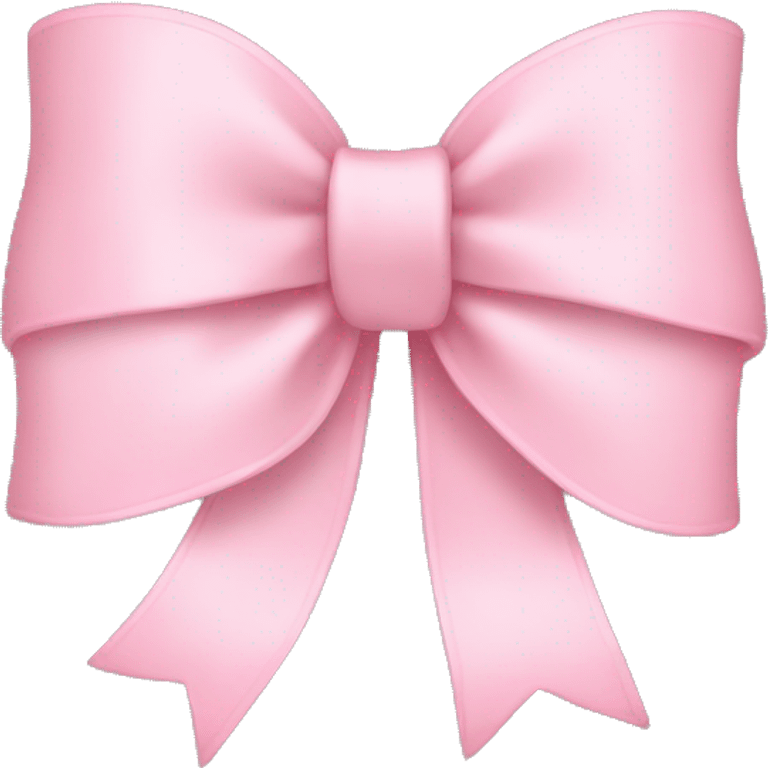 Light pink bows emoji