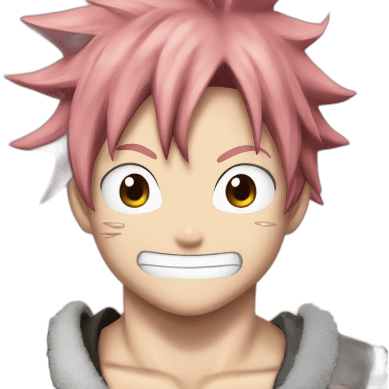 natsu from fairy tail emoji