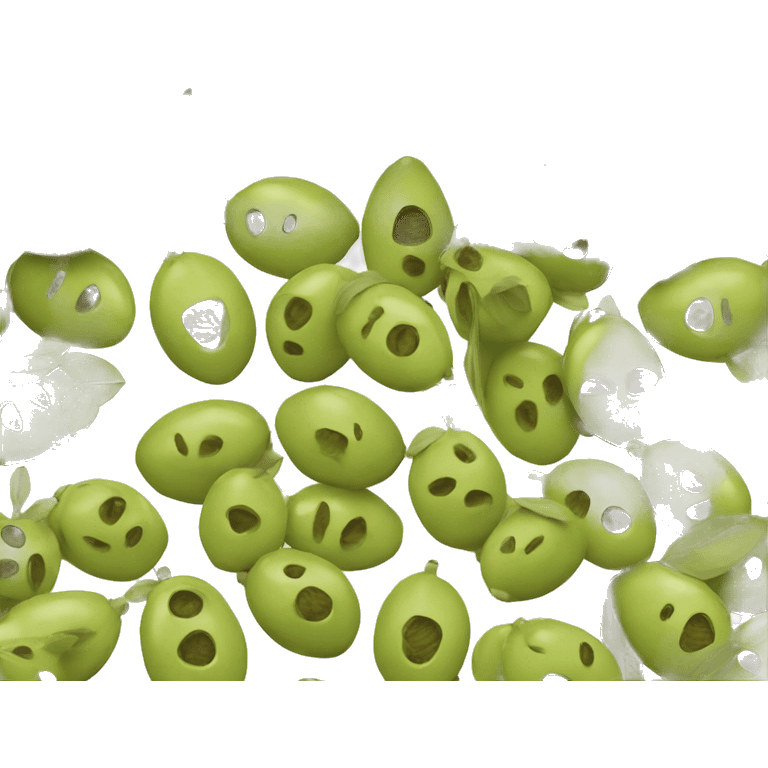 olive fruit happy emoji