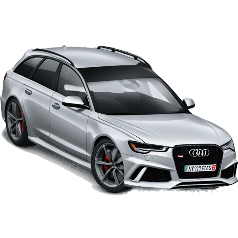 Audi rs 6  emoji