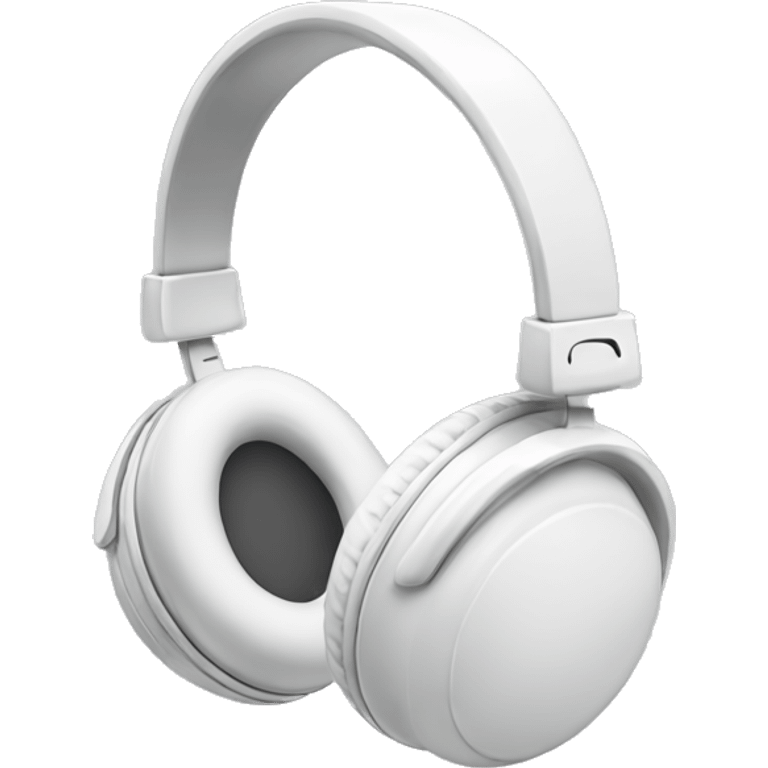 White headphones emoji