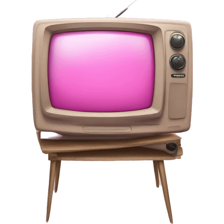 Pink tv emoji