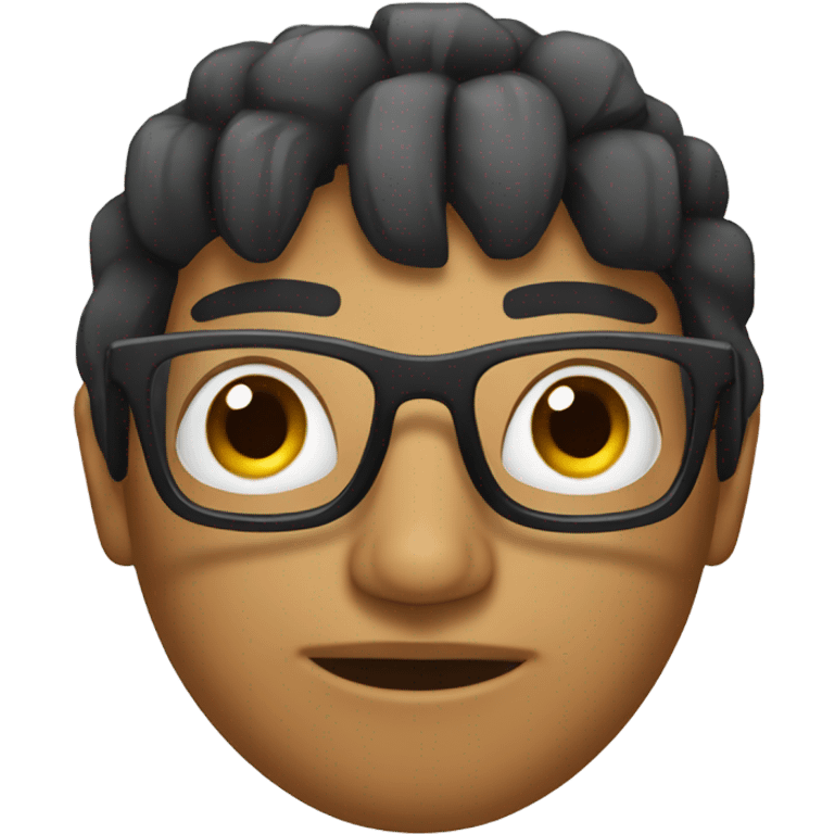 Peruvian inca with glasses emoji