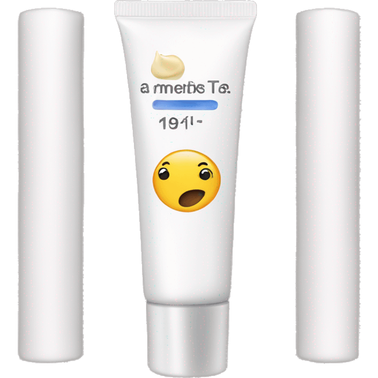 Face cream in tube emoji