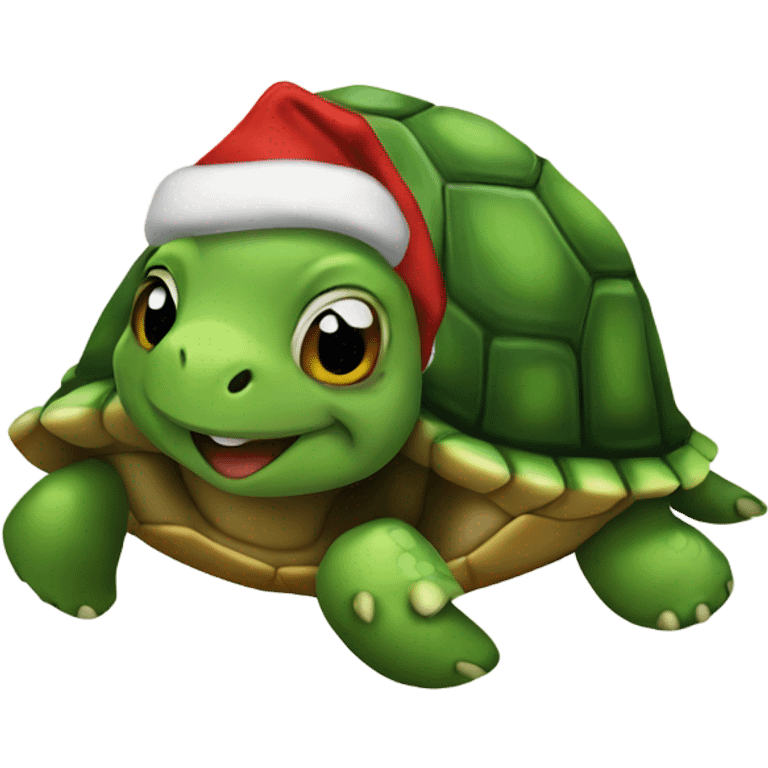 Christmas turtle  emoji