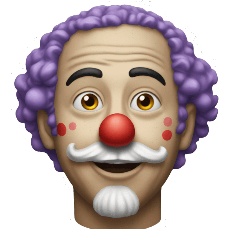 Make art the clown emoji