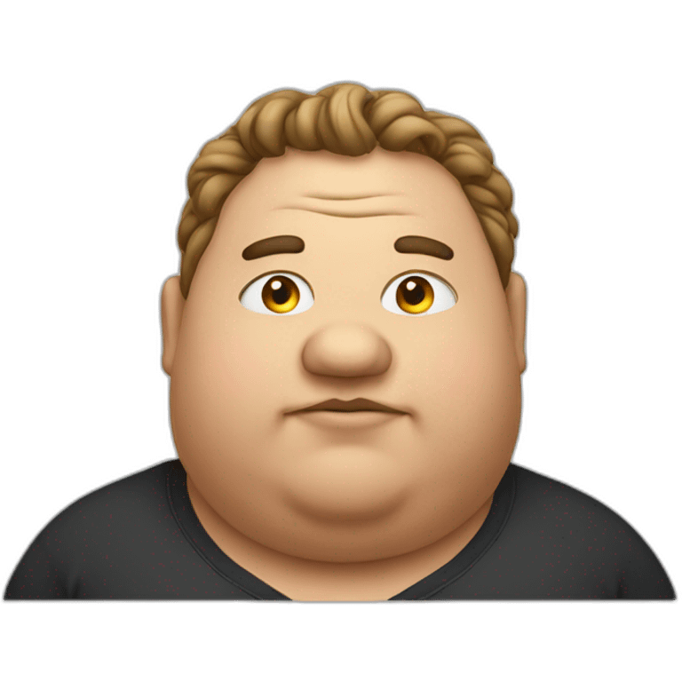 Fat person emoji