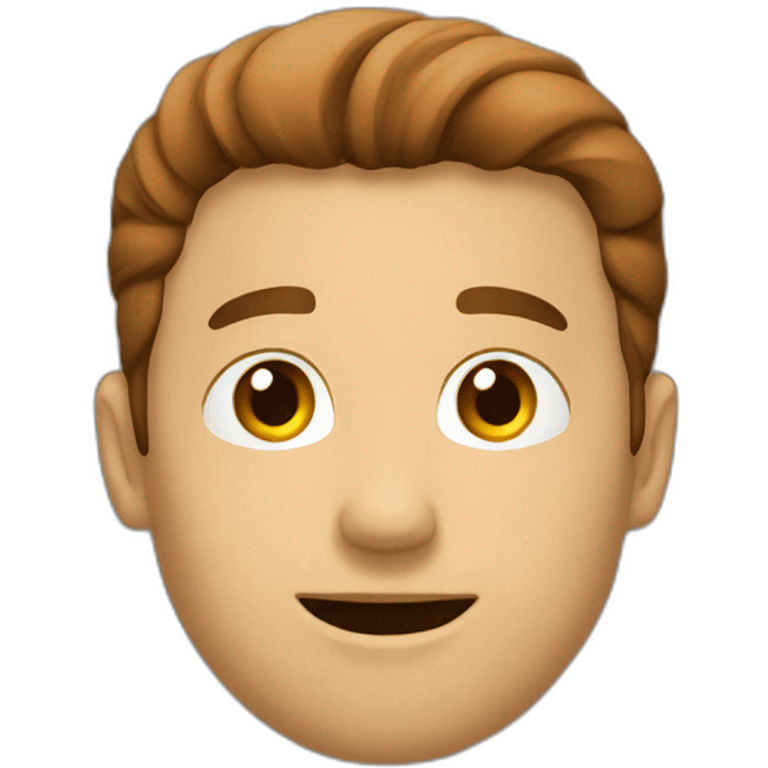 Homme marron emoji