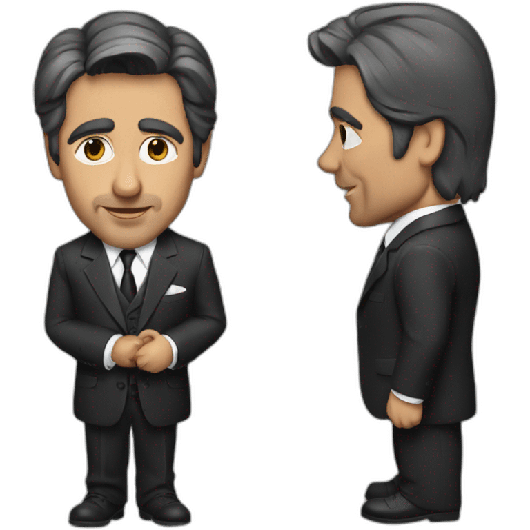 al pacino wearing suit emoji