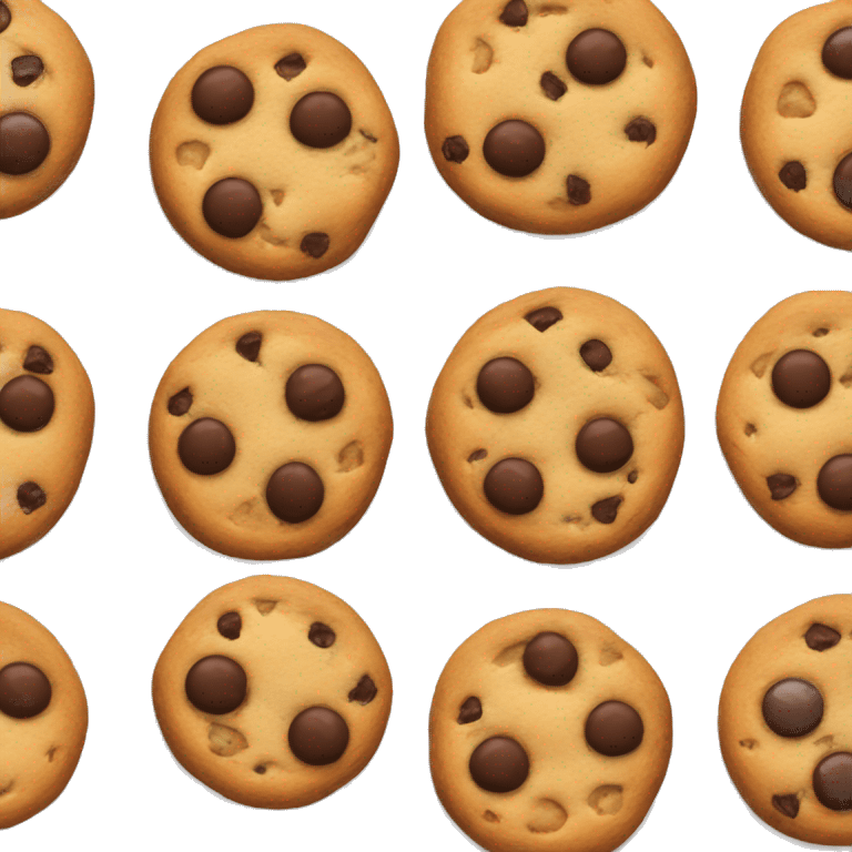 chocolate chip cookies  emoji