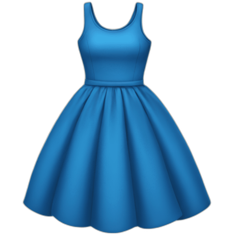 BLUE DRESS  emoji