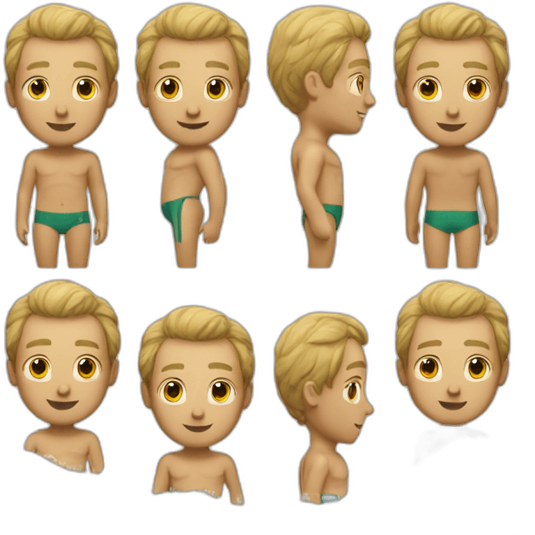 alain bernard swimmer emoji