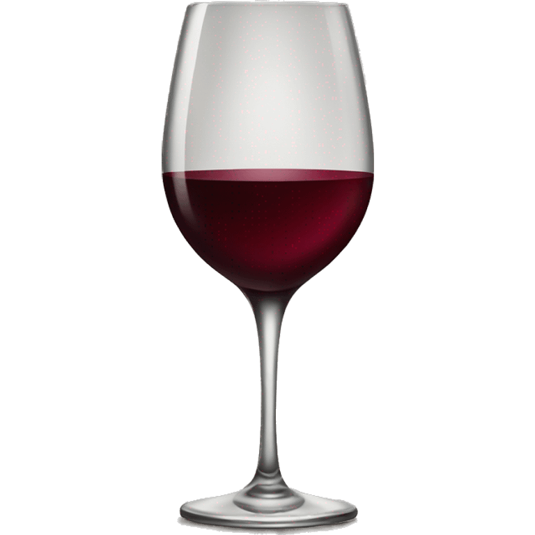 elegant wine glass emoji