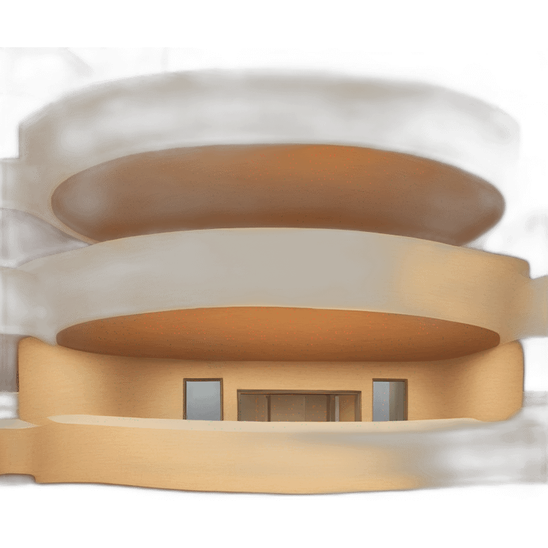 rammed earth round building emoji