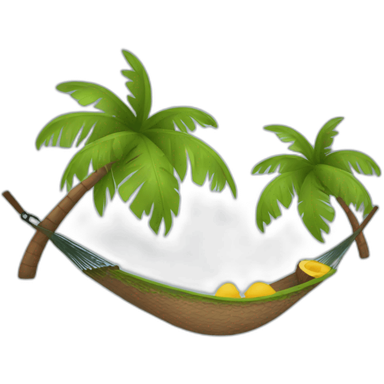 Coconut hammock emoji