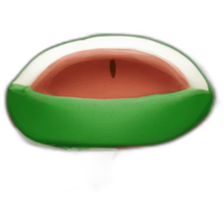 tongue in italian flag colours emoji