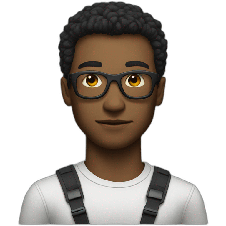 Portrait Super hero tech emoji